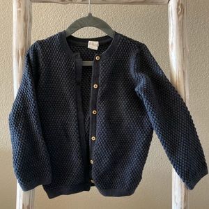 H&M cardigan sweater navy blue